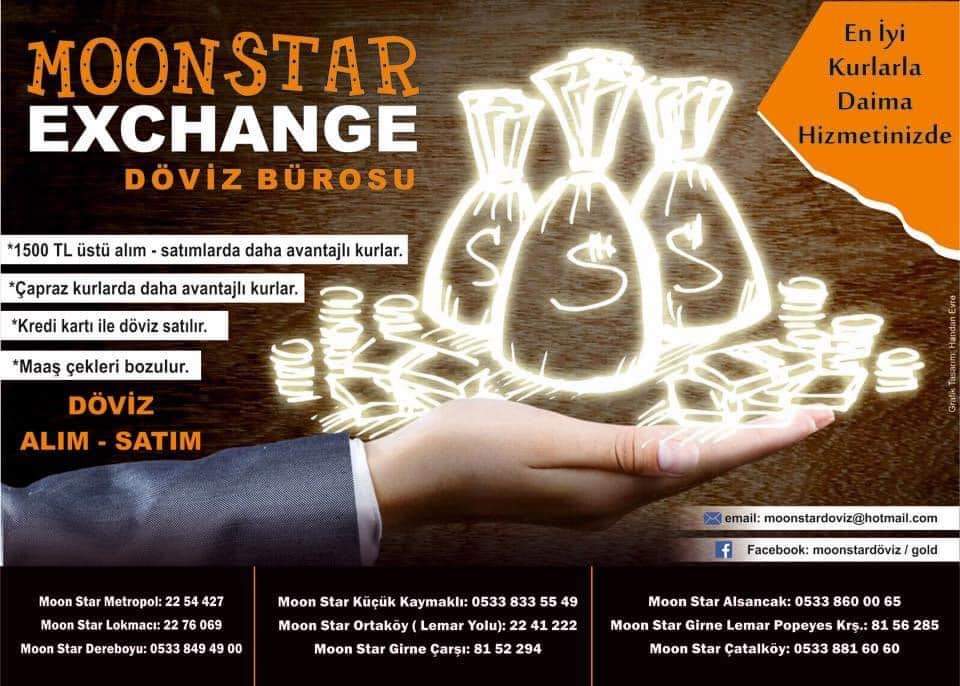 Moonstar Exchange Döviz Bürosu Alsancak